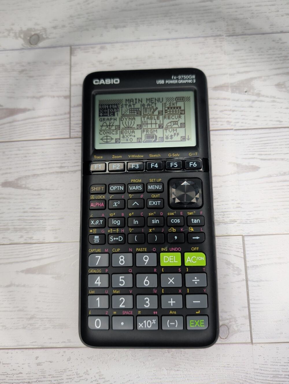 Casio fx-9750GIII Graphing Calculator, Programmable LCD, Takes 4 AA Batteries